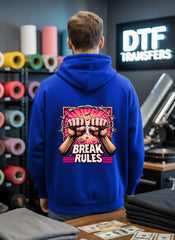 Customized Break Rules Hoodies