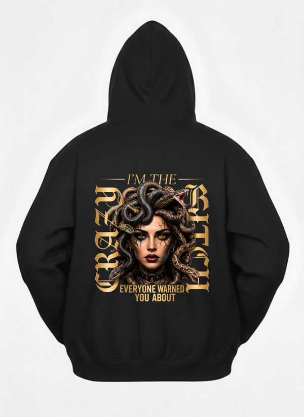 customized new crazy bitch hoodies