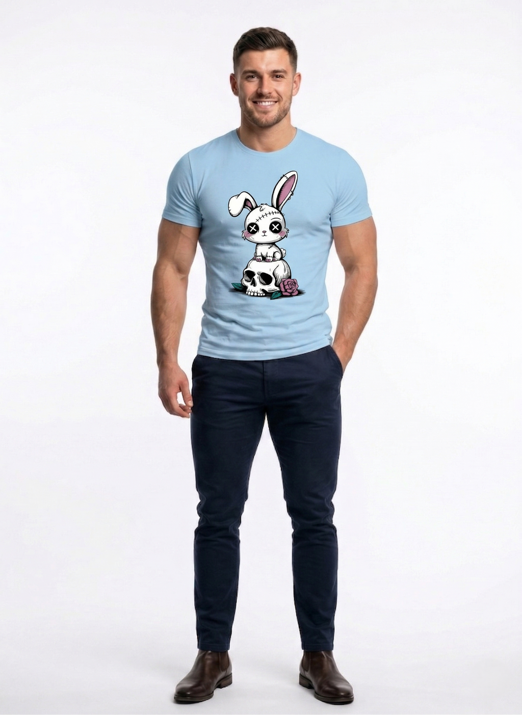 Pastel Goth Rabbit t shirt