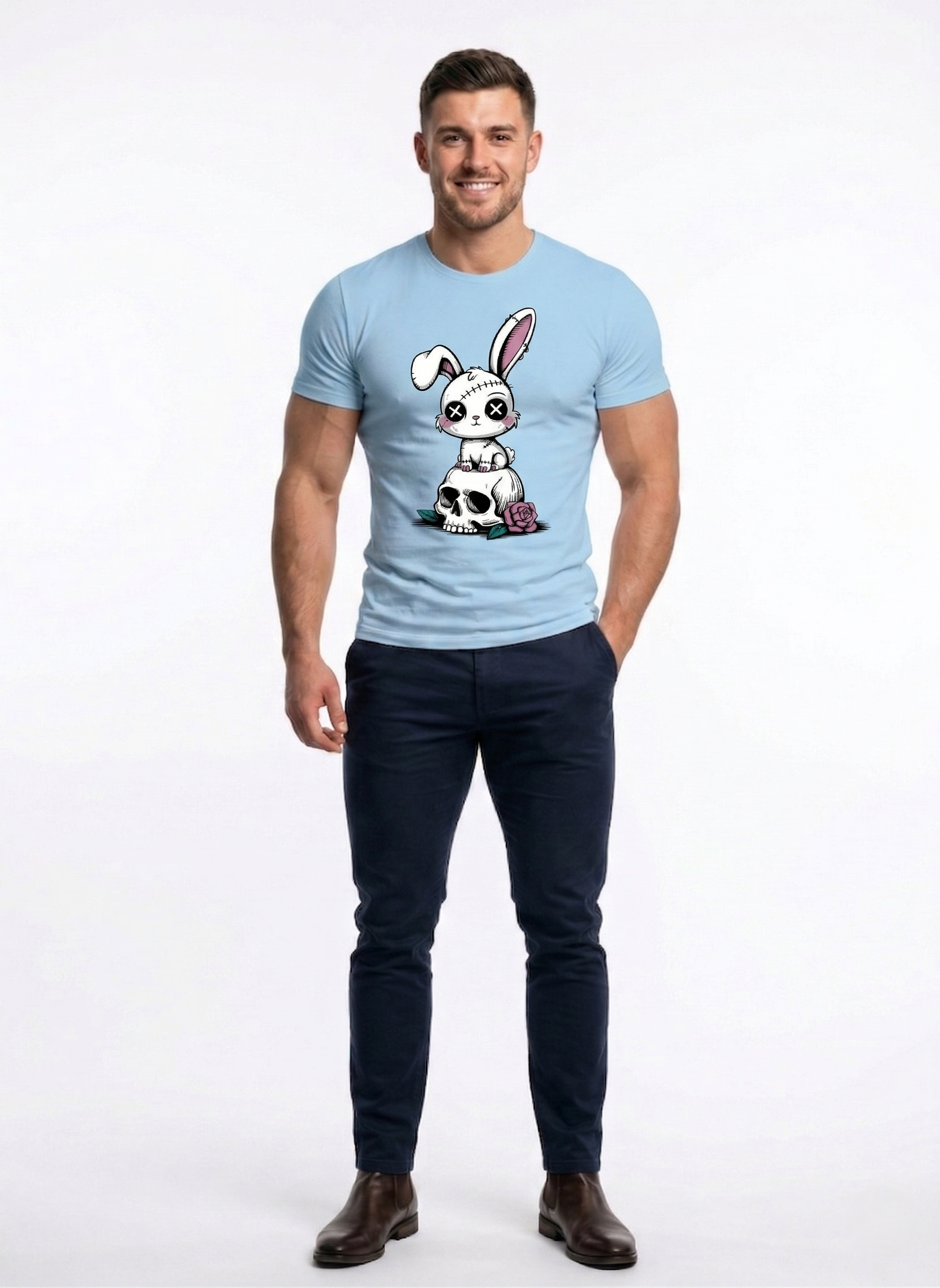 Pastel Goth Rabbit t shirt