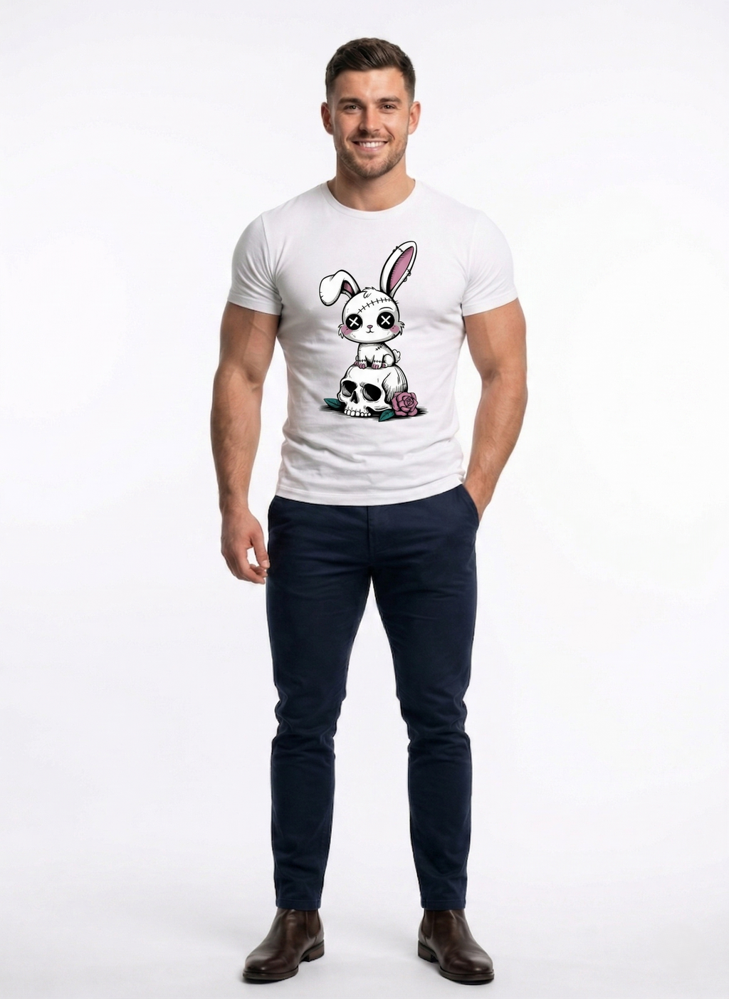 Pastel Goth Rabbit t shirt