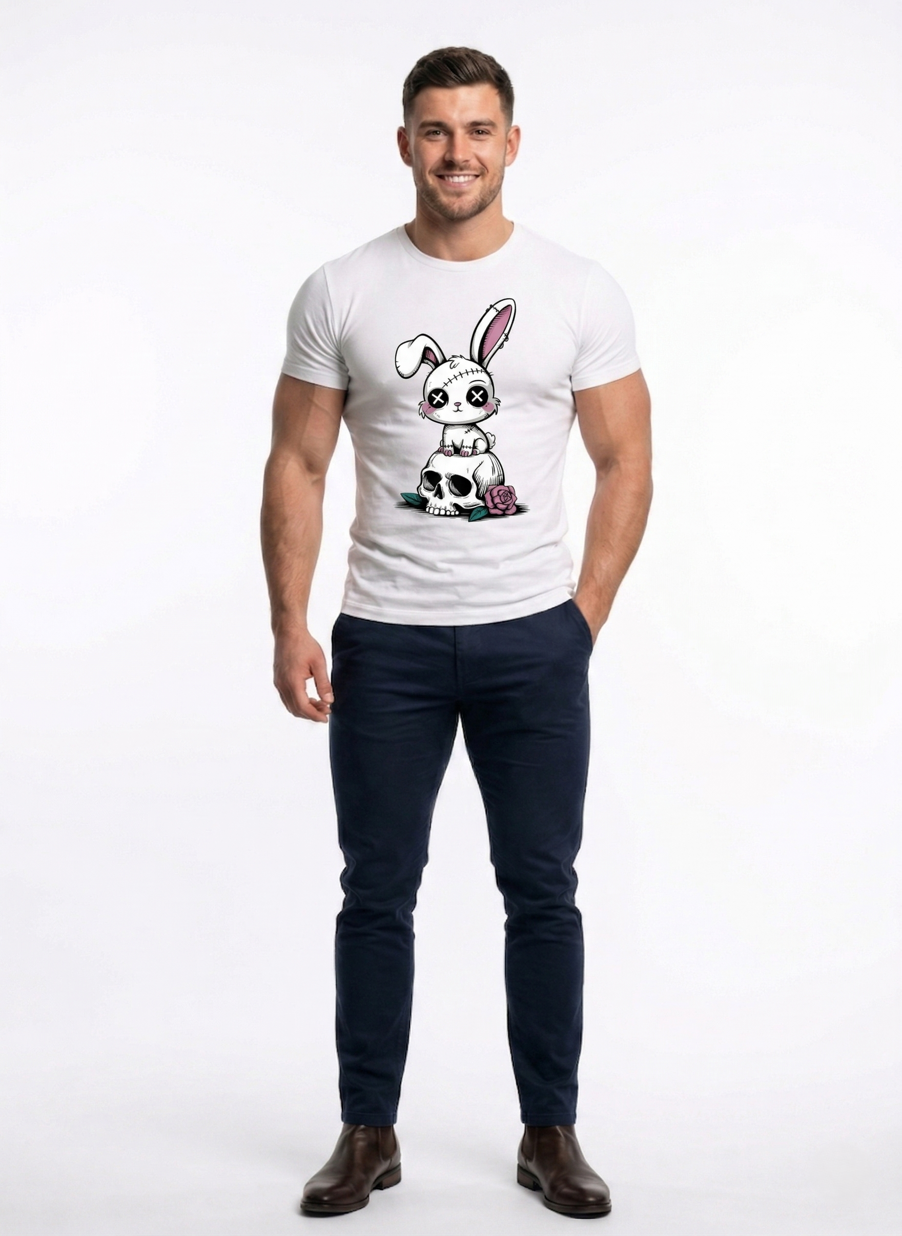 Pastel Goth Rabbit t shirt