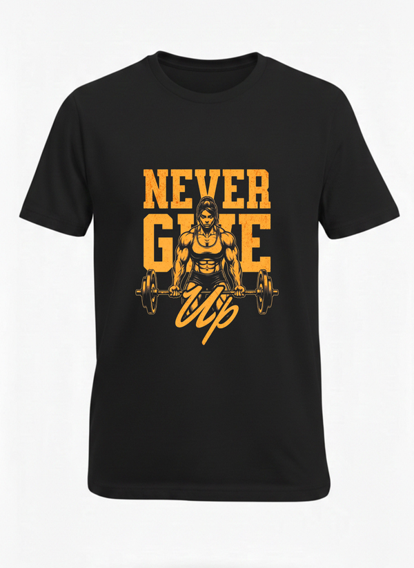 Never Give up t shirt