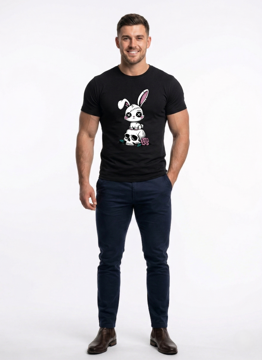 Pastel Goth Rabbit t shirt