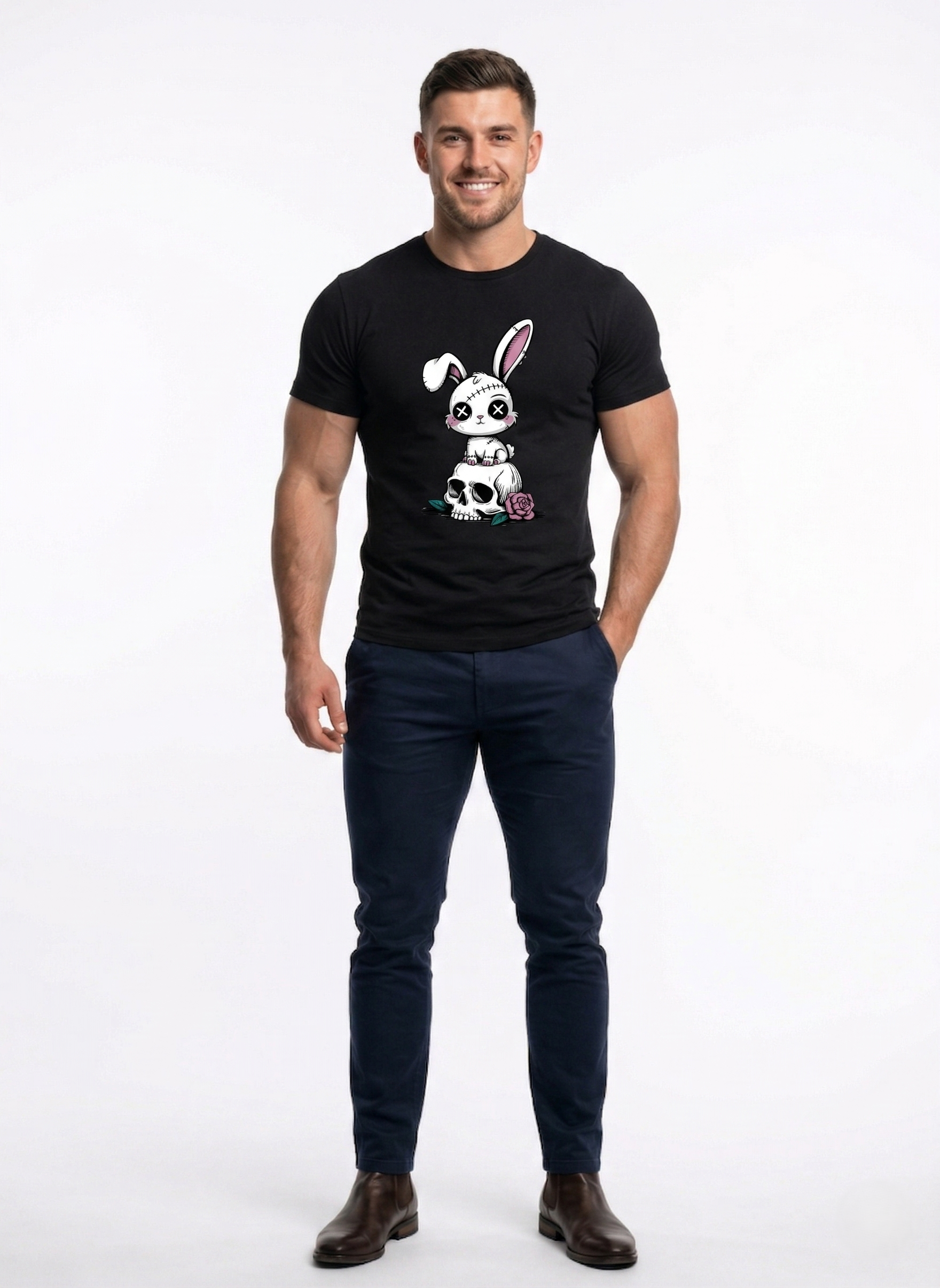 Pastel Goth Rabbit t shirt