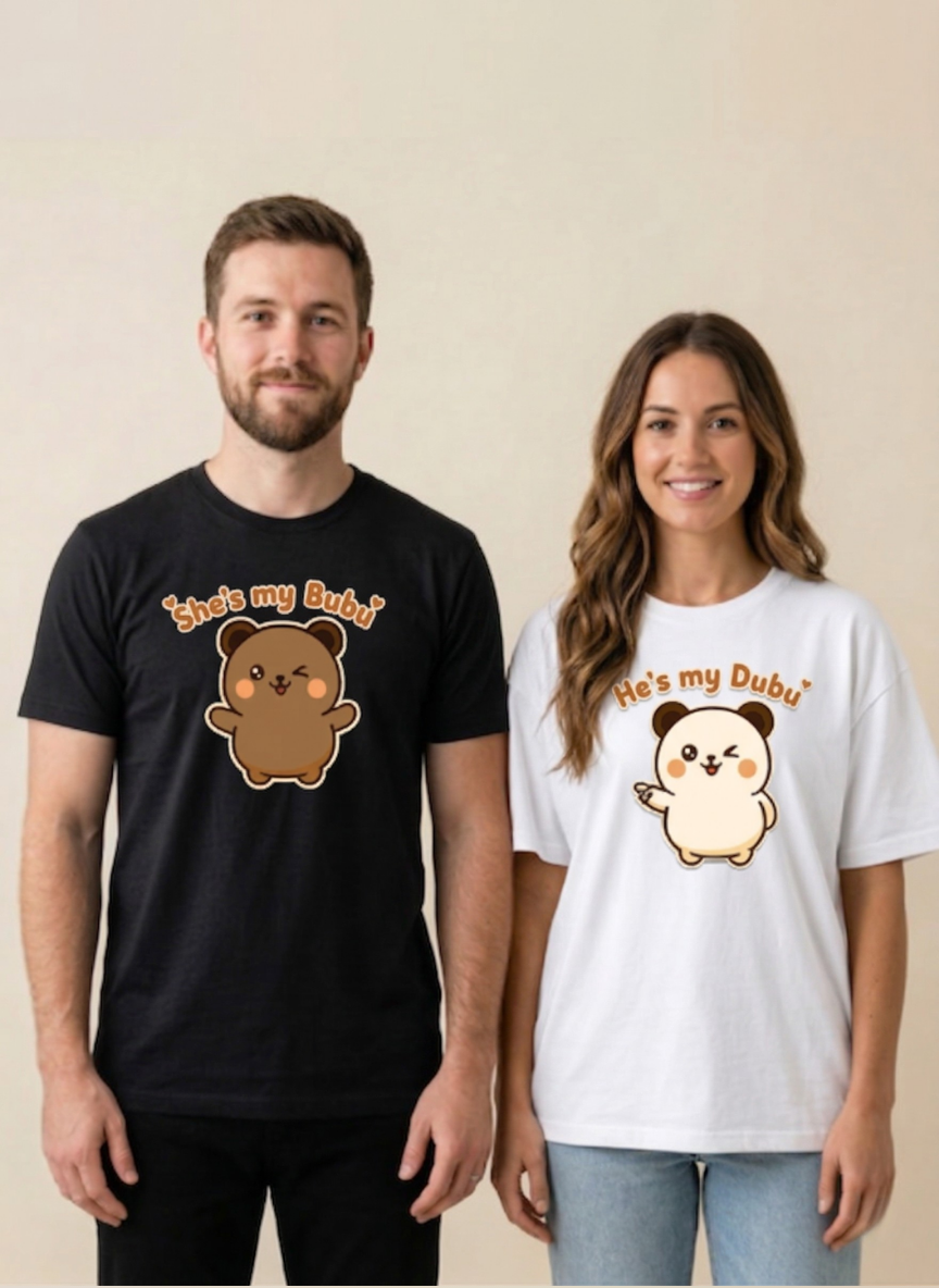 She,s my Bubu Couple Couple T-Shirt