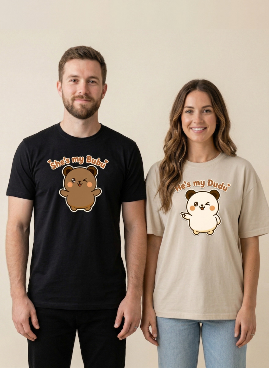 She,s my Bubu Couple Couple T-Shirt