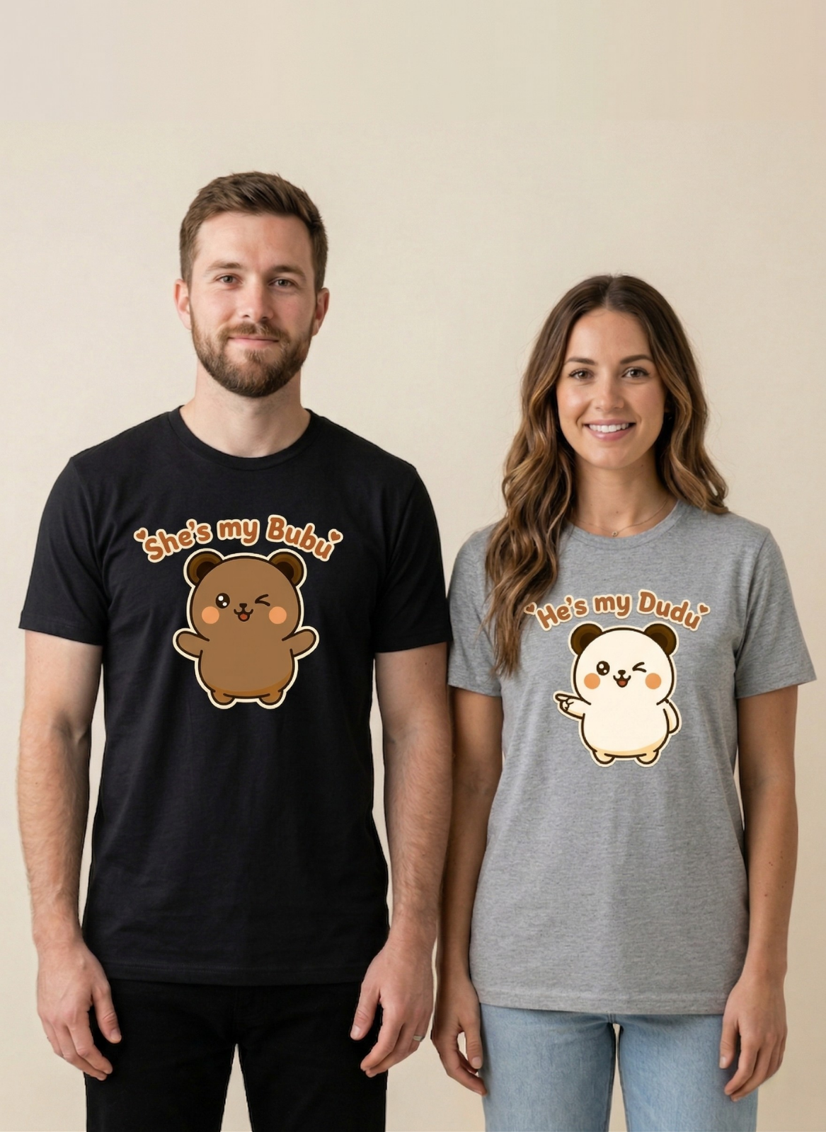 She,s my Bubu Couple Couple T-Shirt