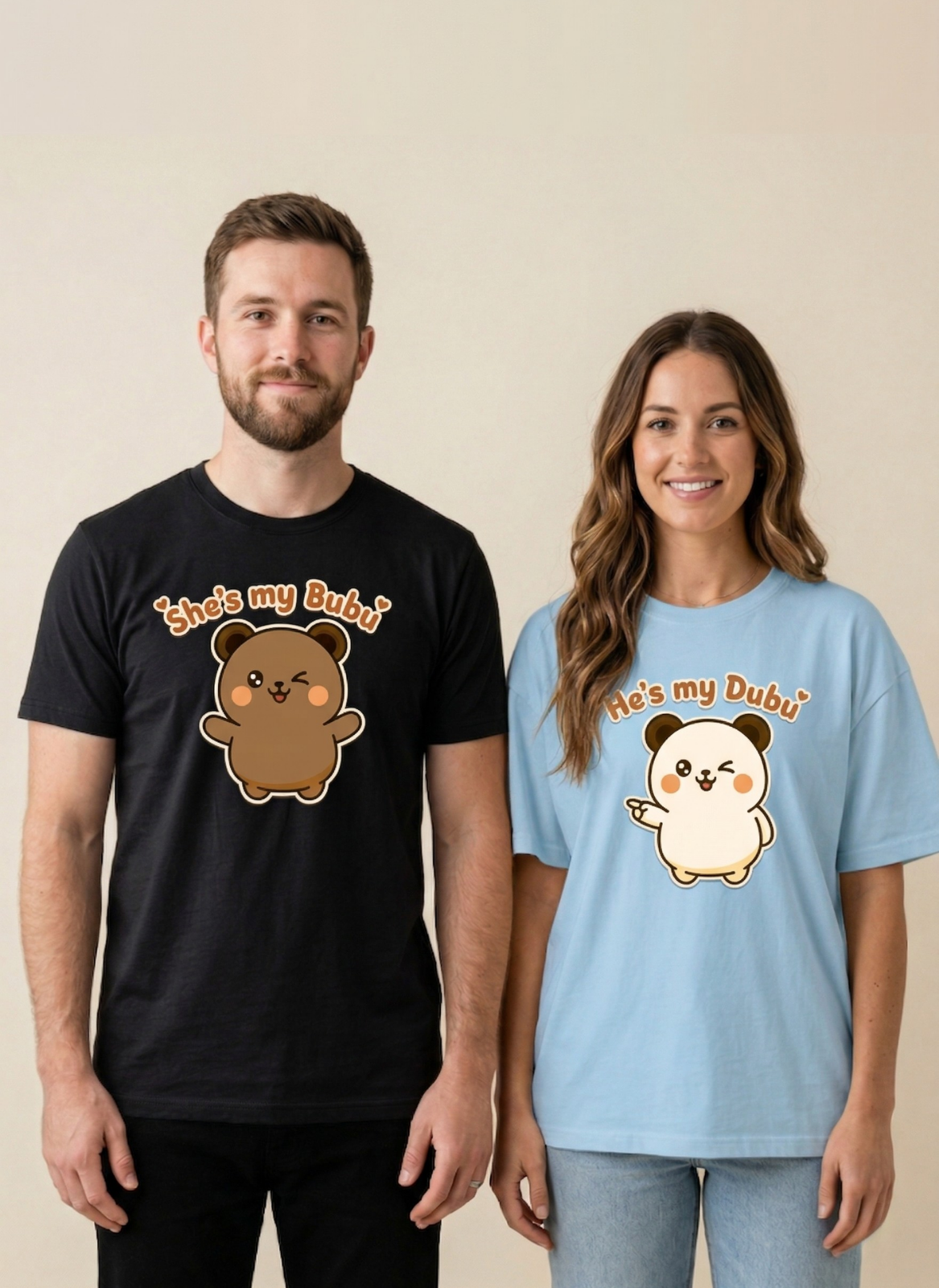 She,s my Bubu Couple Couple T-Shirt