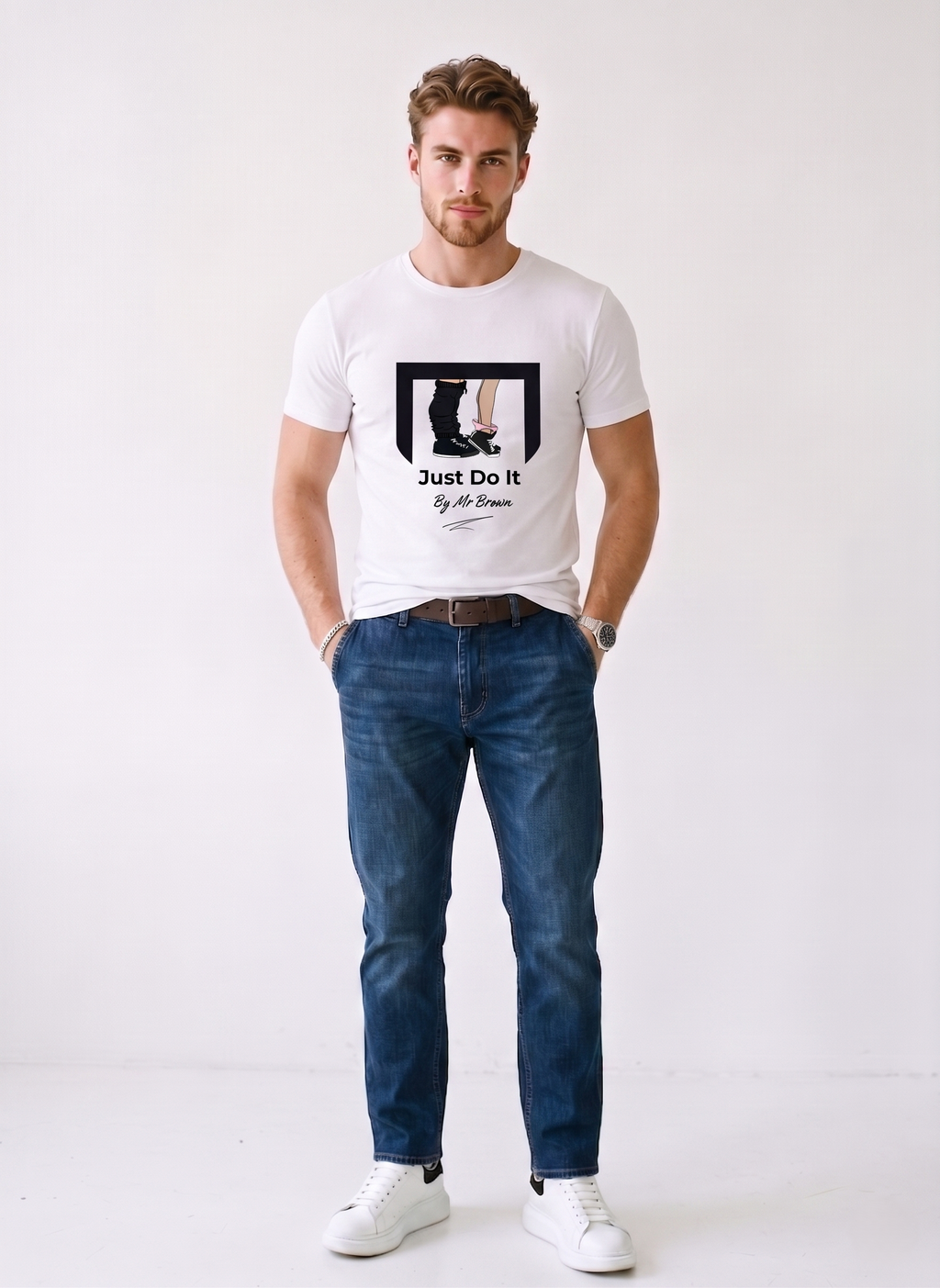 Just Do It by Mr Brown t shirt
