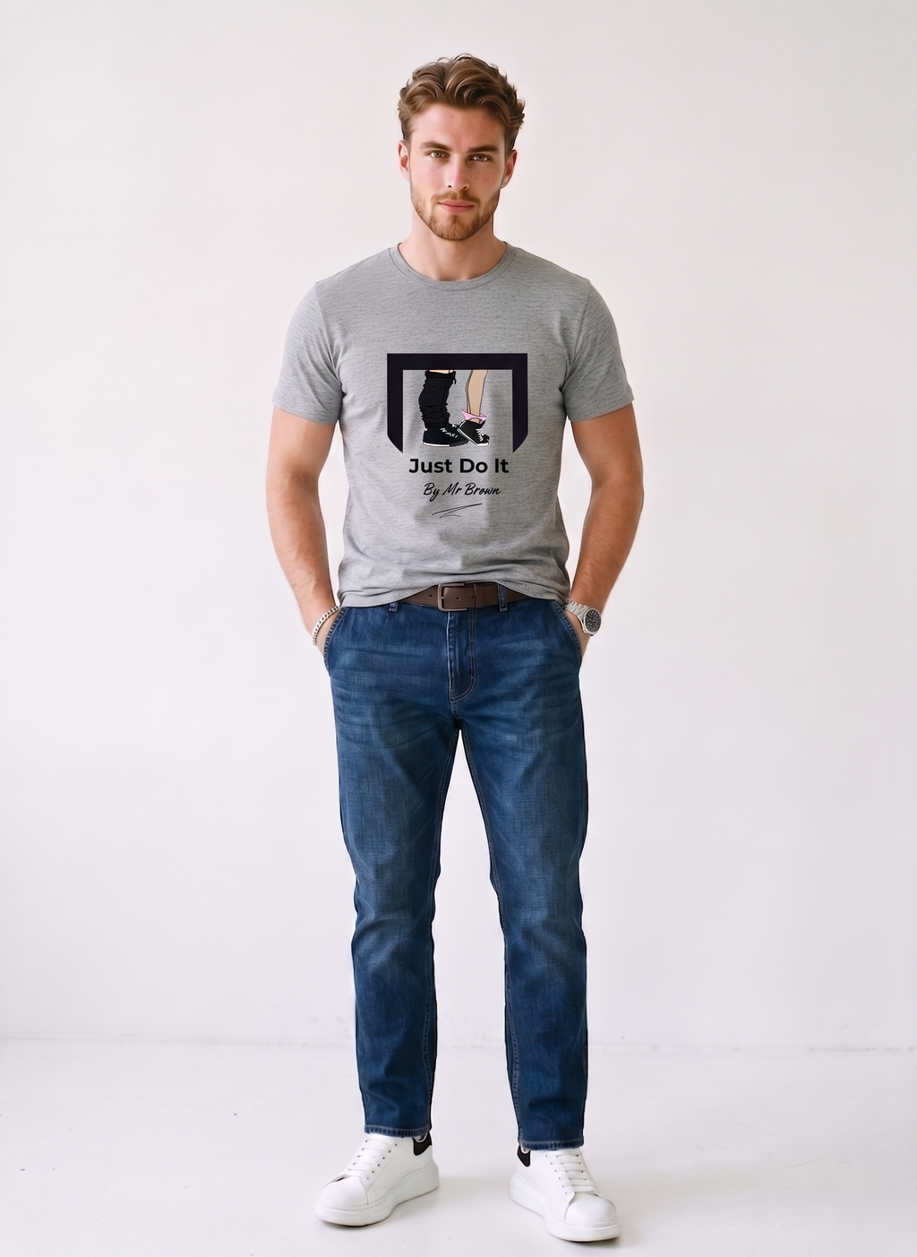 Just Do It by Mr Brown t shirt