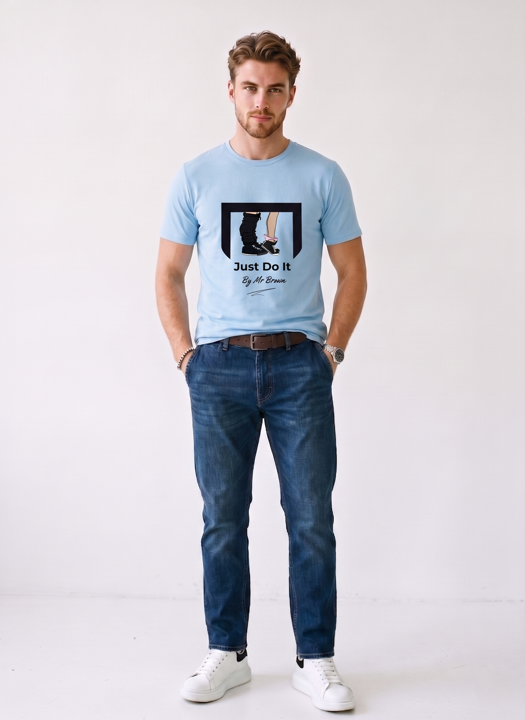 Just Do It by Mr Brown t shirt