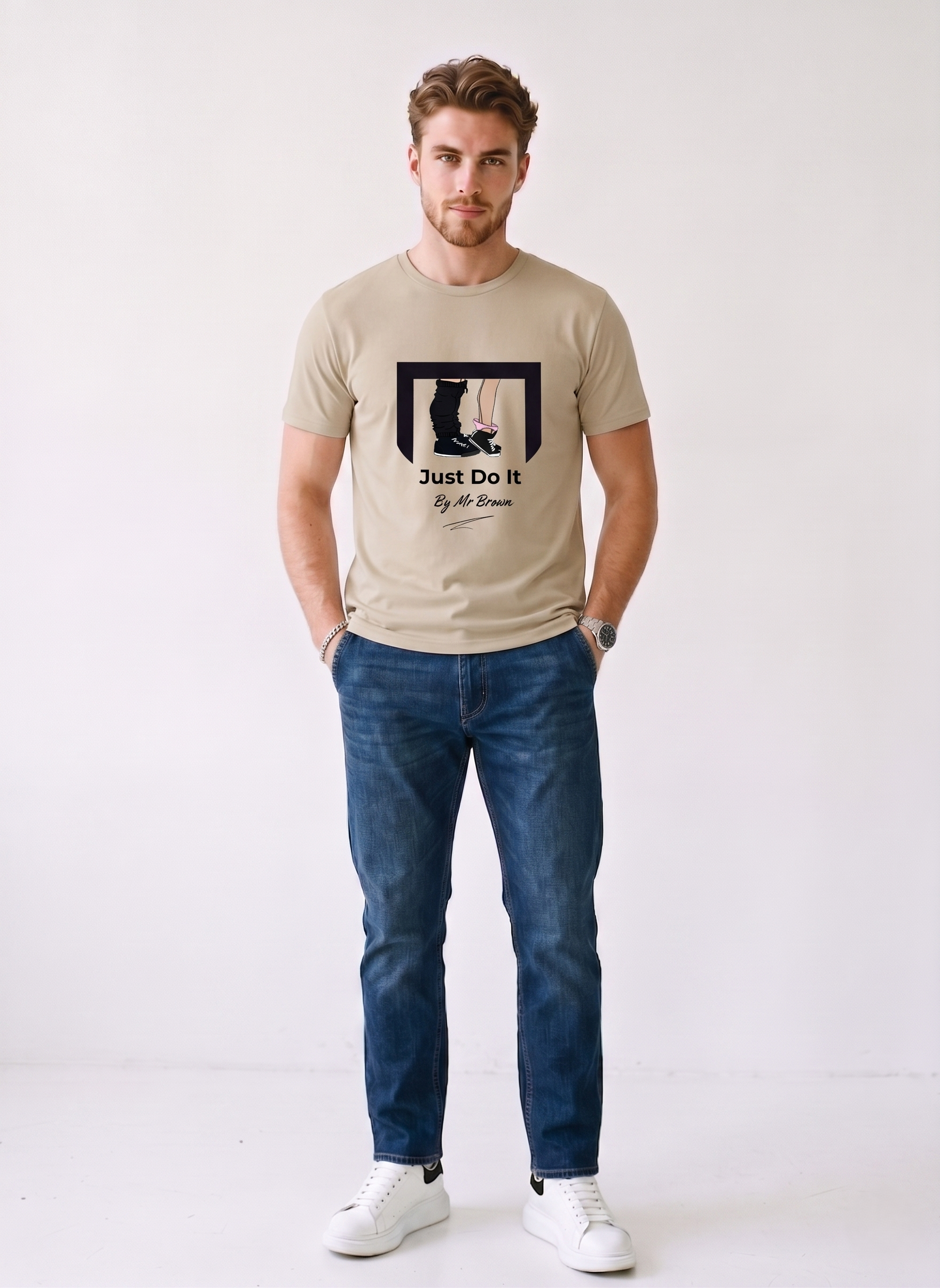 Just Do It by Mr Brown t shirt