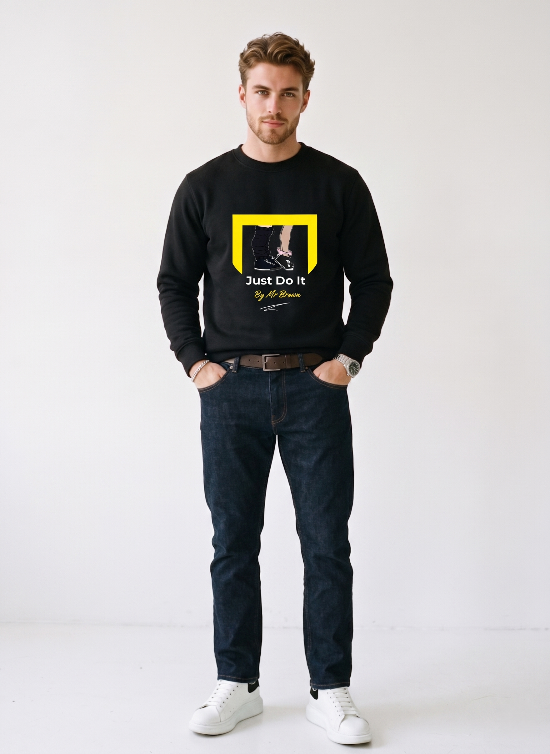 Just Do It by Mr Brown sweatshirt