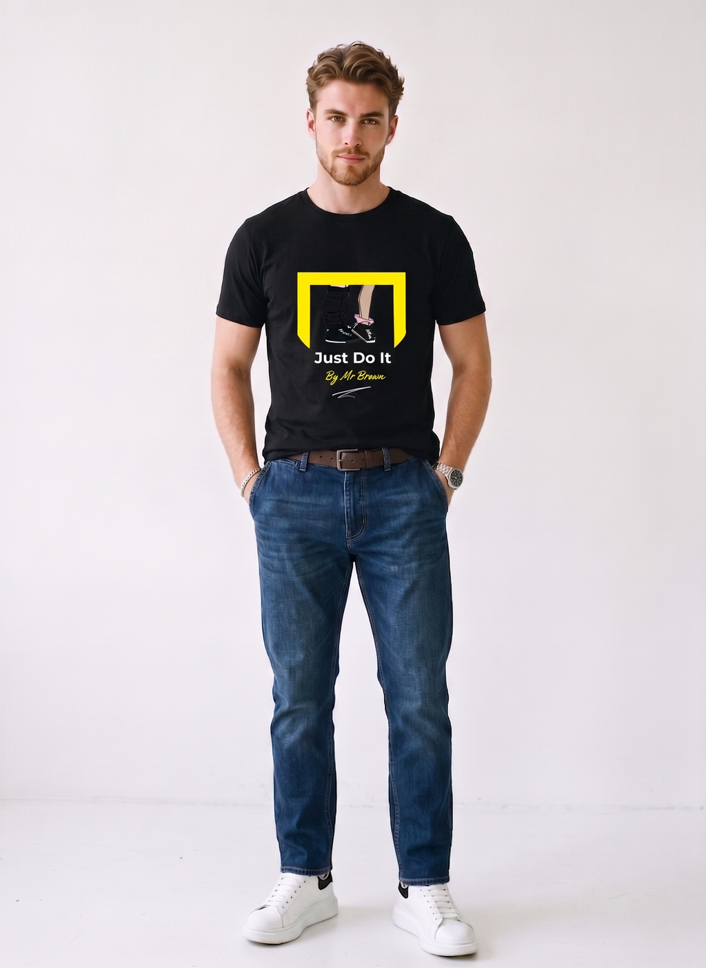 Just Do It by Mr Brown t shirt