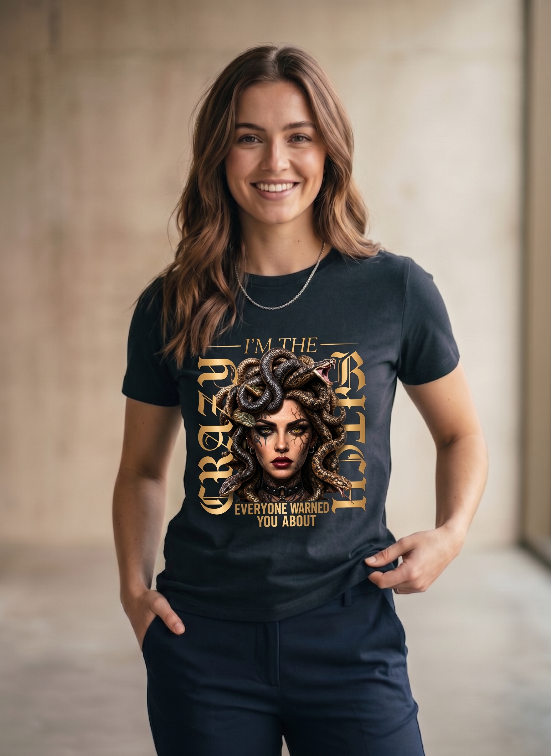 customized new crazy bitch t shirt