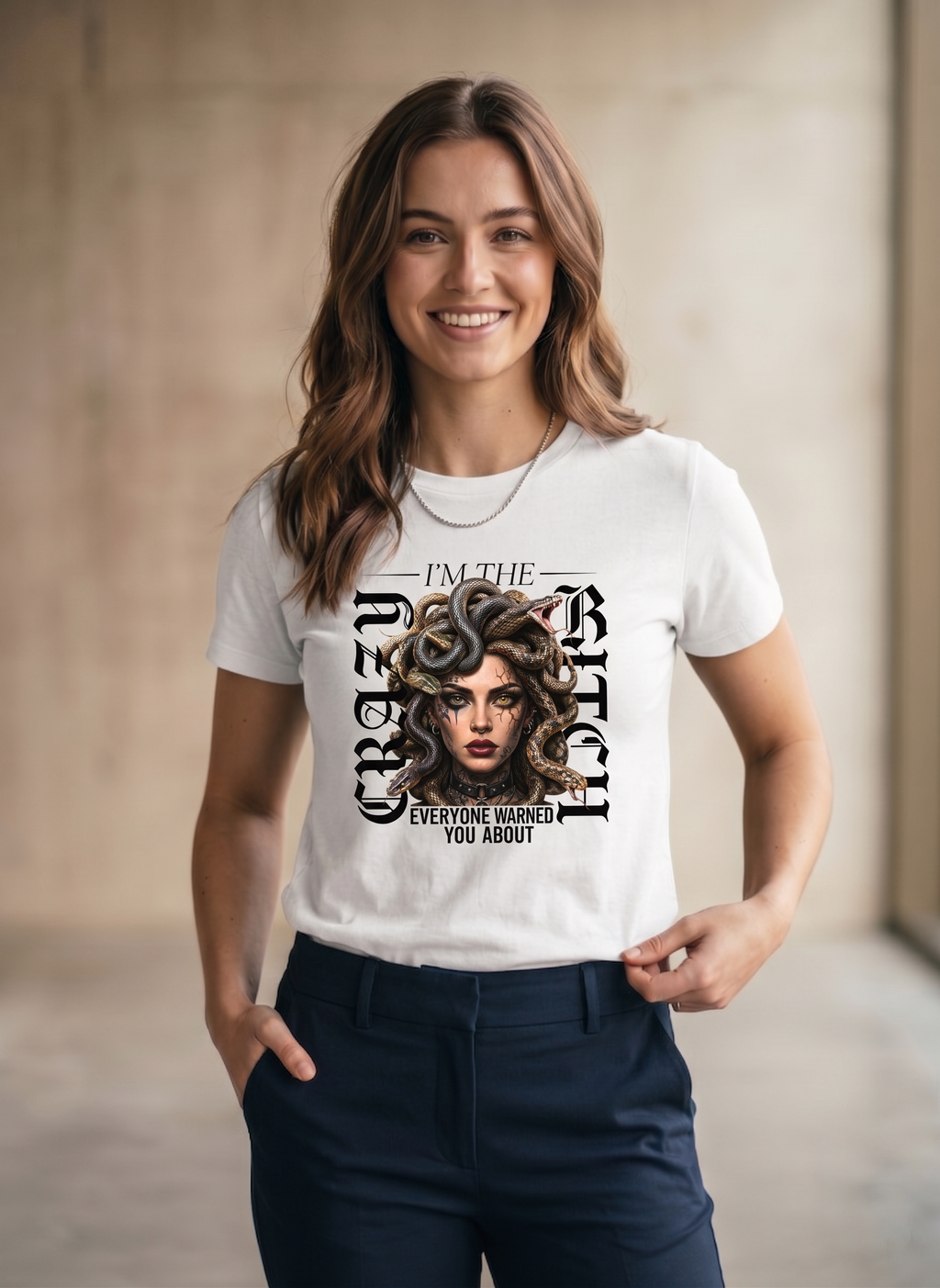 customized new crazy bitch t shirt
