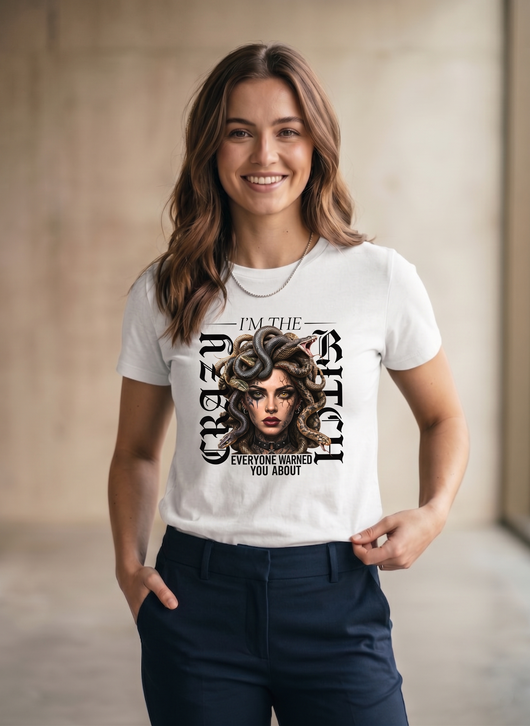 customized new crazy bitch t shirt