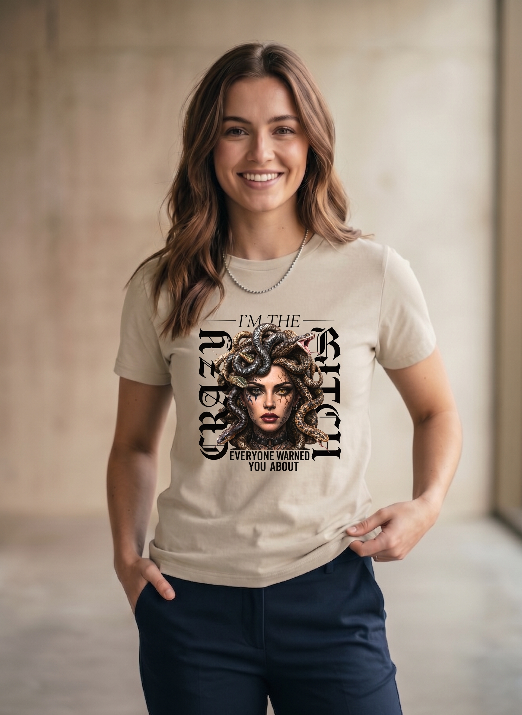 customized new crazy bitch t shirt