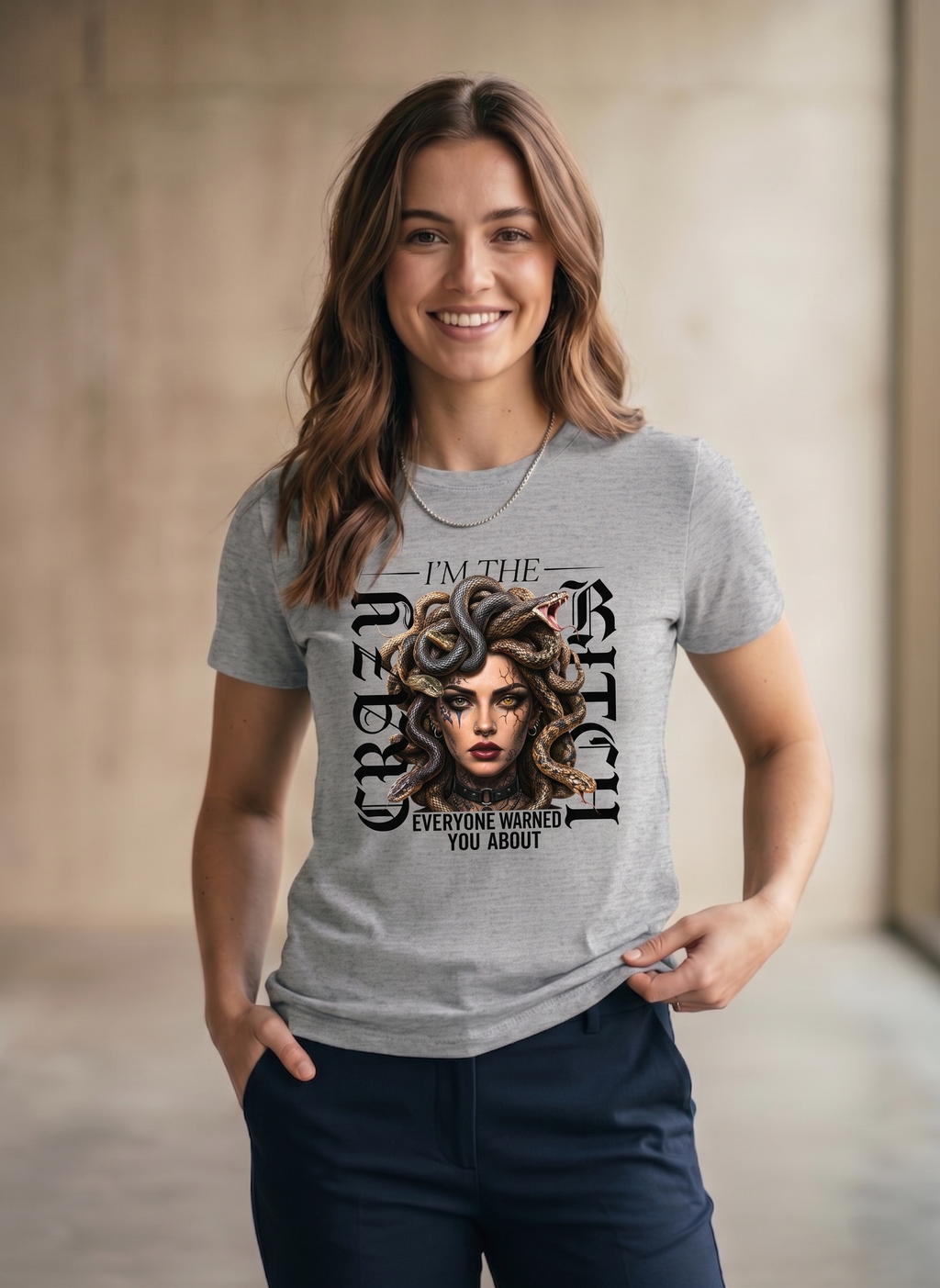 customized new crazy bitch t shirt
