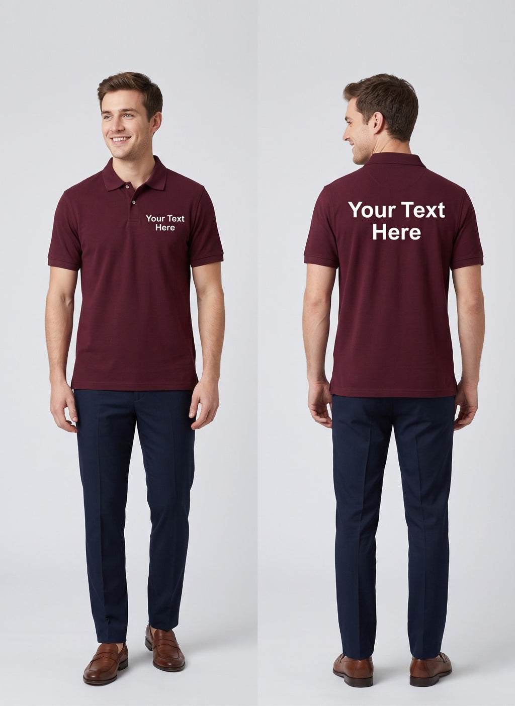 Costumized Logo Polo T Shirt