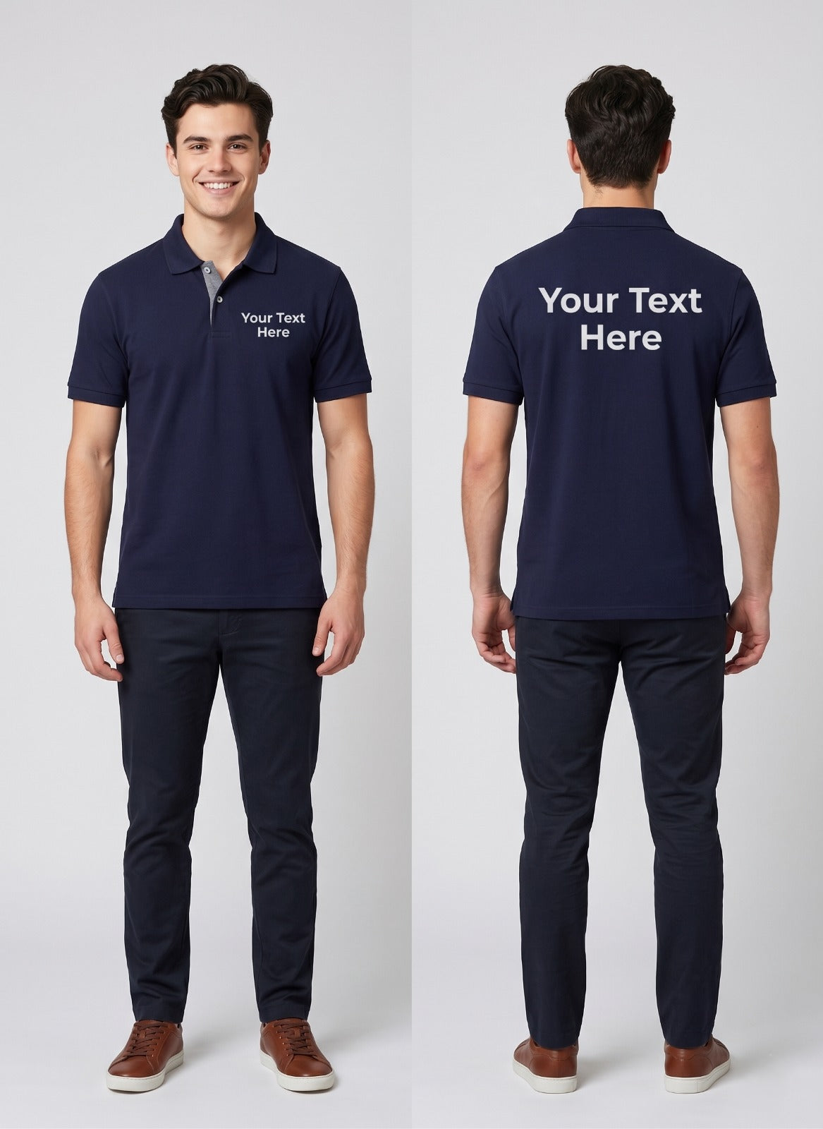 Costumized Logo Polo T Shirt