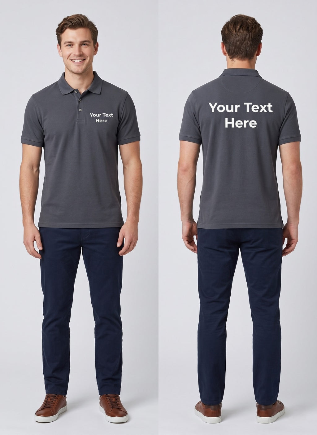 Costumized Logo Polo T Shirt