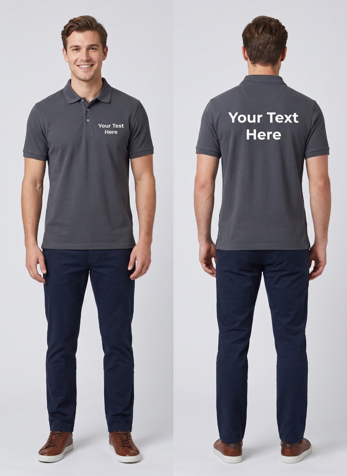 Costumized Logo Polo T Shirt