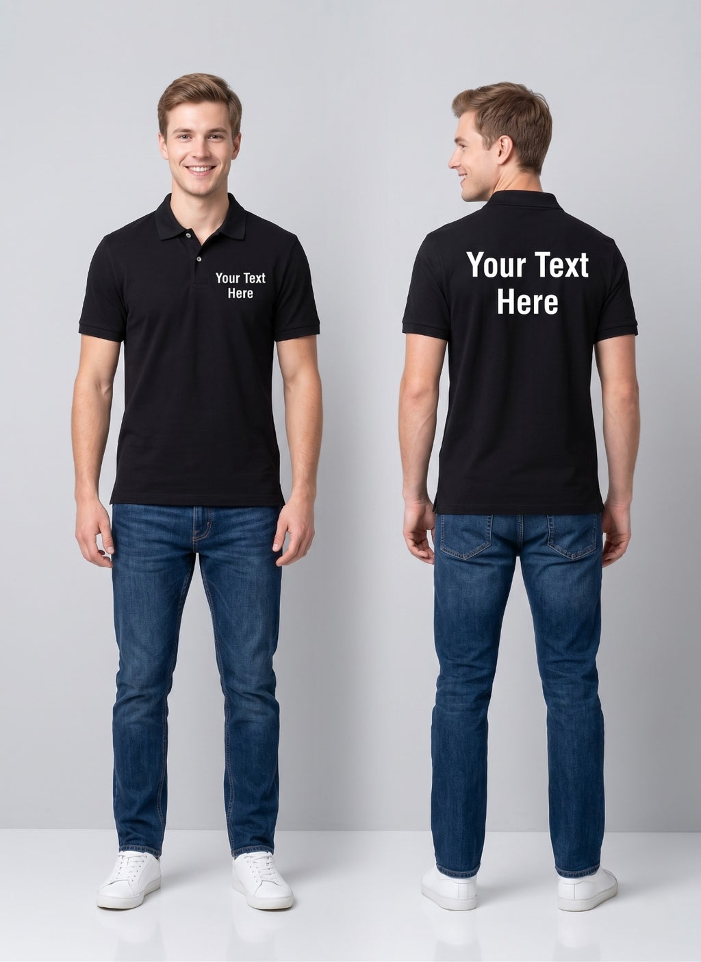Costumized Logo Polo T Shirt