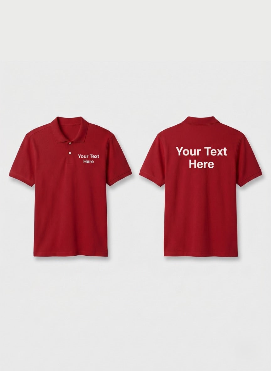 Costumized Logo Polo T Shirt