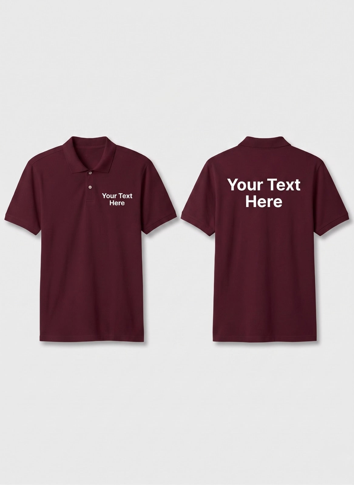 Costumized Logo Polo T Shirt