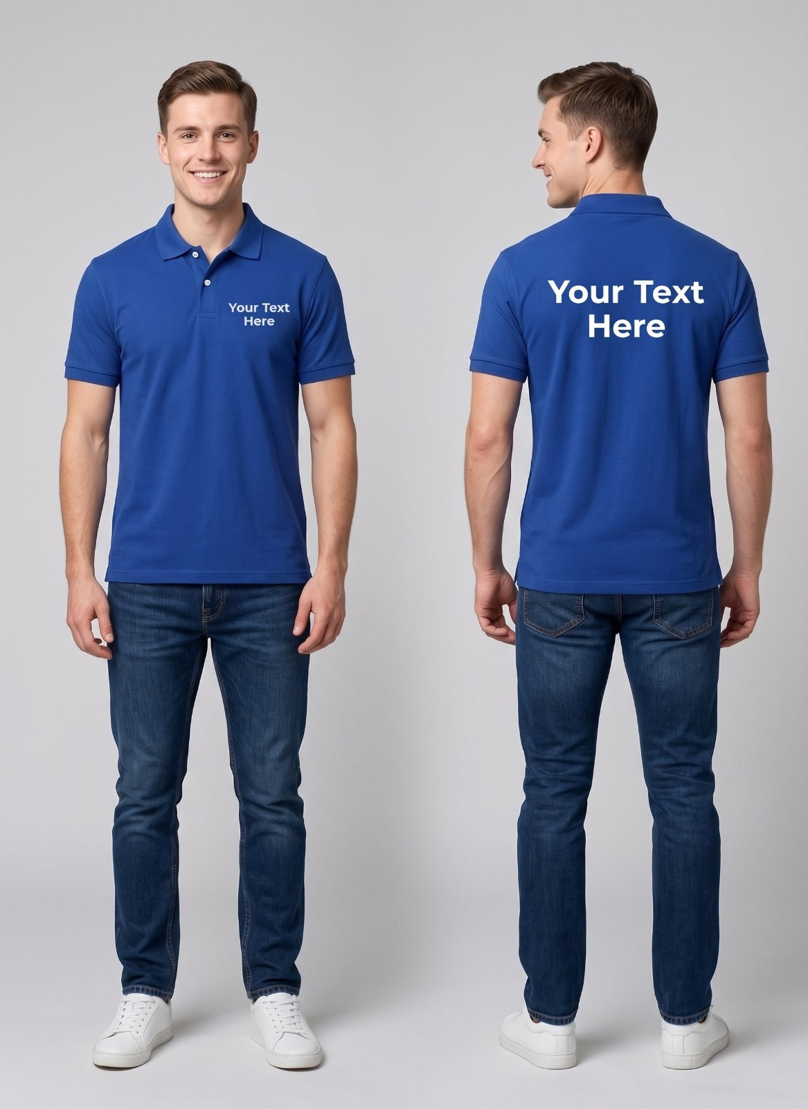 Costumized Logo Polo T Shirt