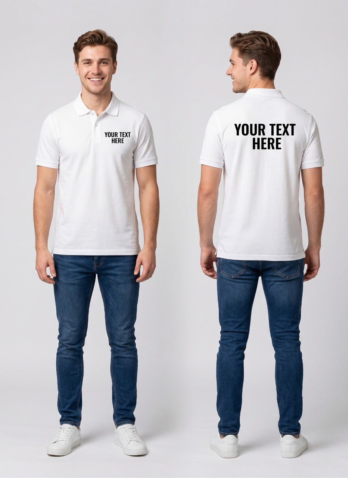 Costumized Logo Polo T Shirt