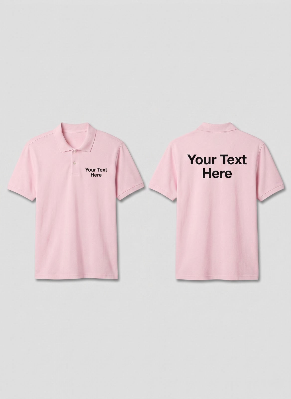 Costumized Logo Polo T Shirt