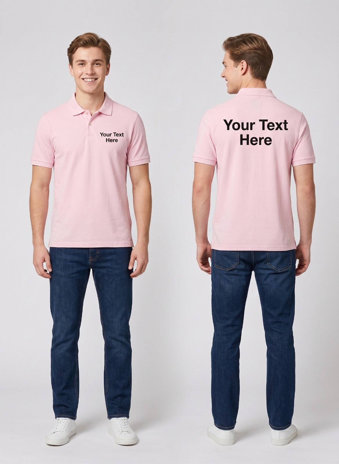 Costumized Logo Polo T Shirt