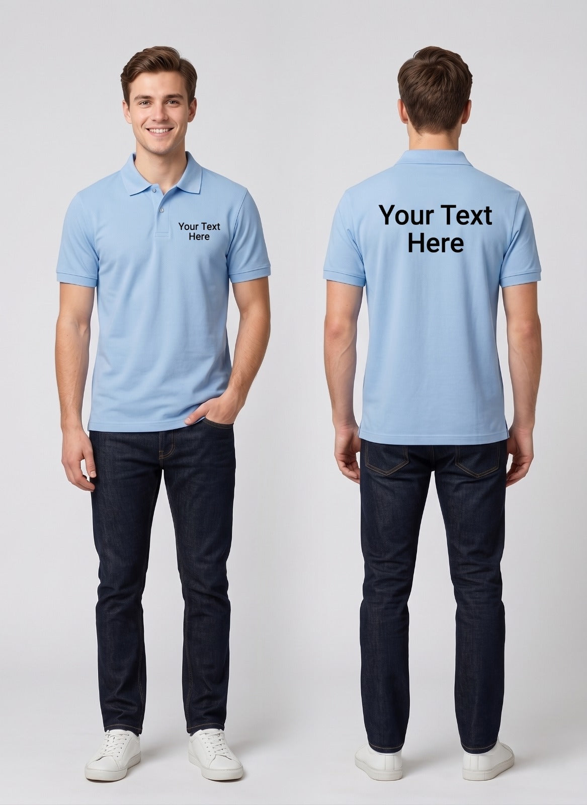 Costumized Logo Polo T Shirt