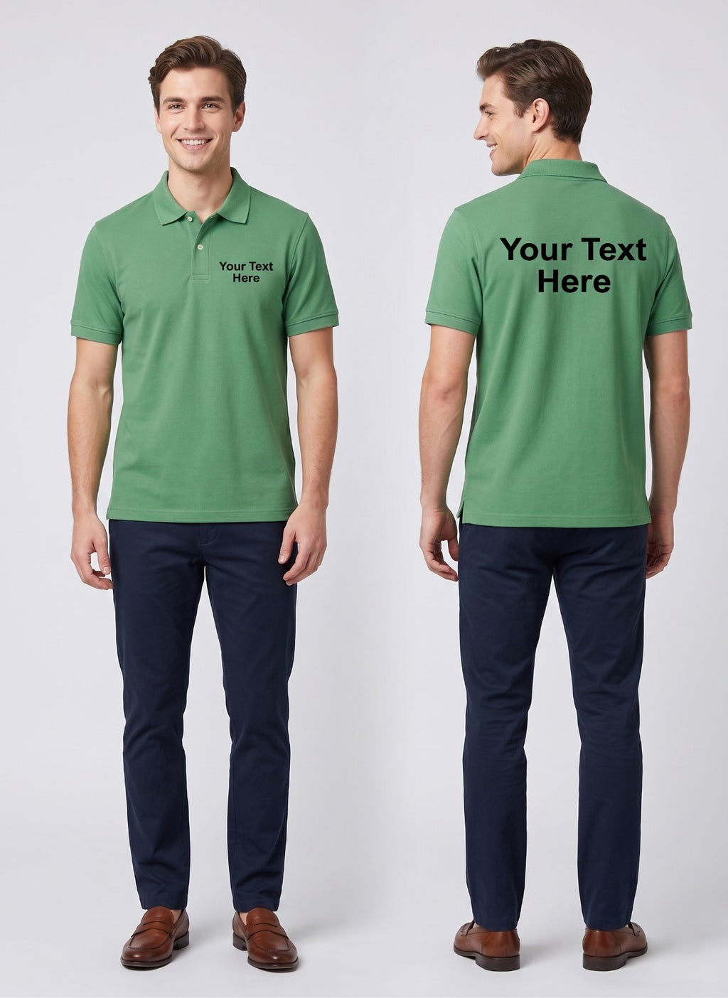 Costumized Logo Polo T Shirt