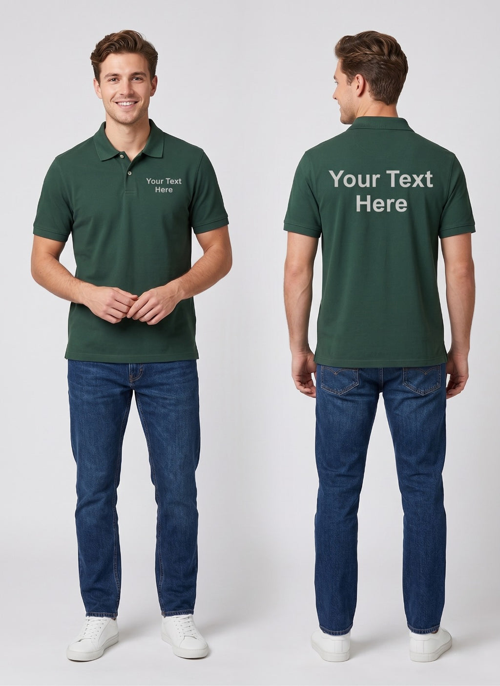 Costumized Logo Polo T Shirt