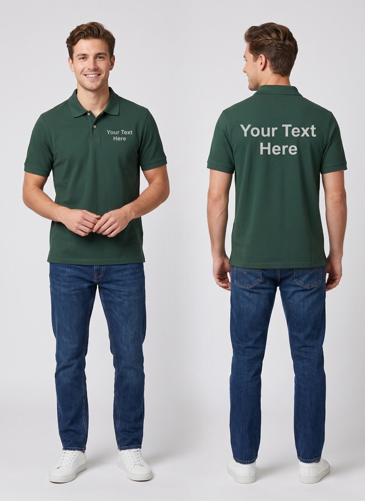 Costumized Logo Polo T Shirt